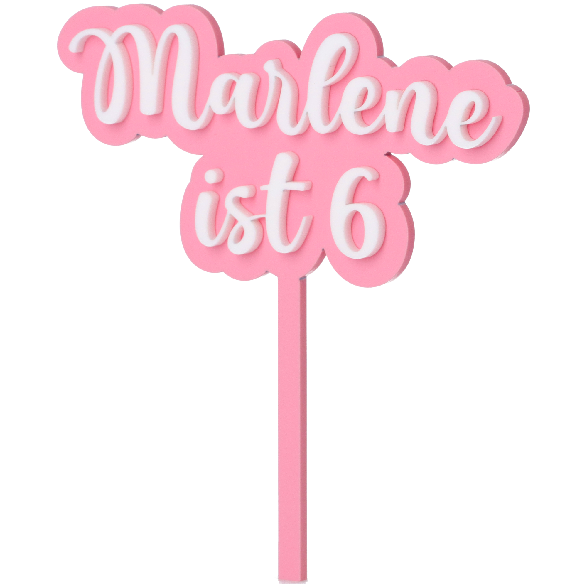 Goodtimes Cake Topper Wolke + Name & Zahl