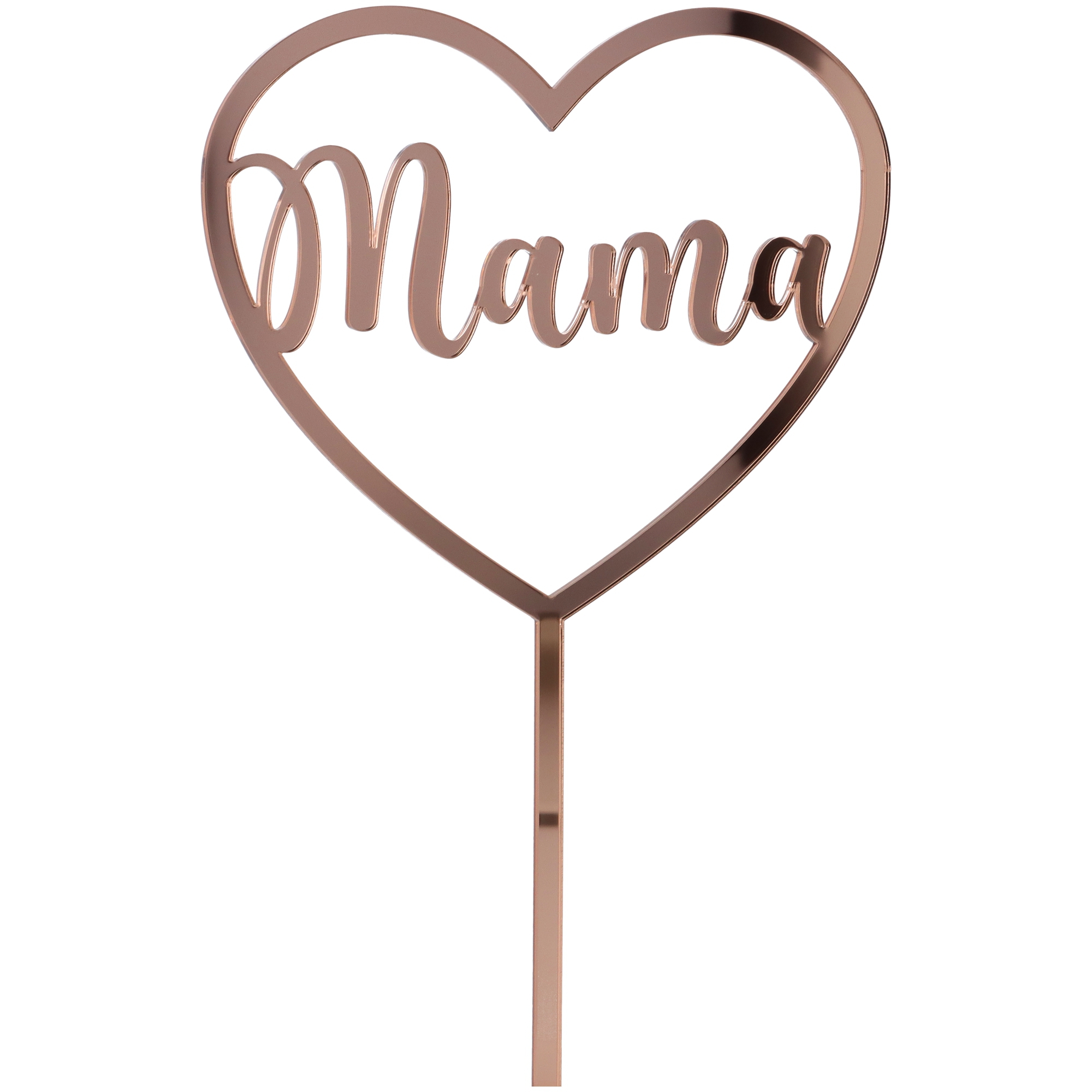 Goodtimes Cake Topper Acryl Mama Herz